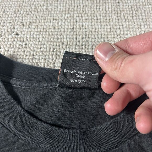 Harley Davison Skull Graphic Shirt Men’s XXL Buckeyes Dayton Ohio Motorcycle Y2K - Picture 10 of 11